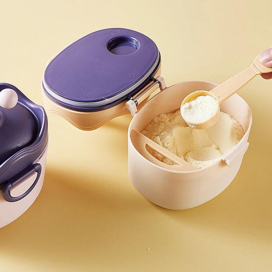 Baby Milk Container – BPA Free Plastic – Leak Proof Double Seal – Multicolor