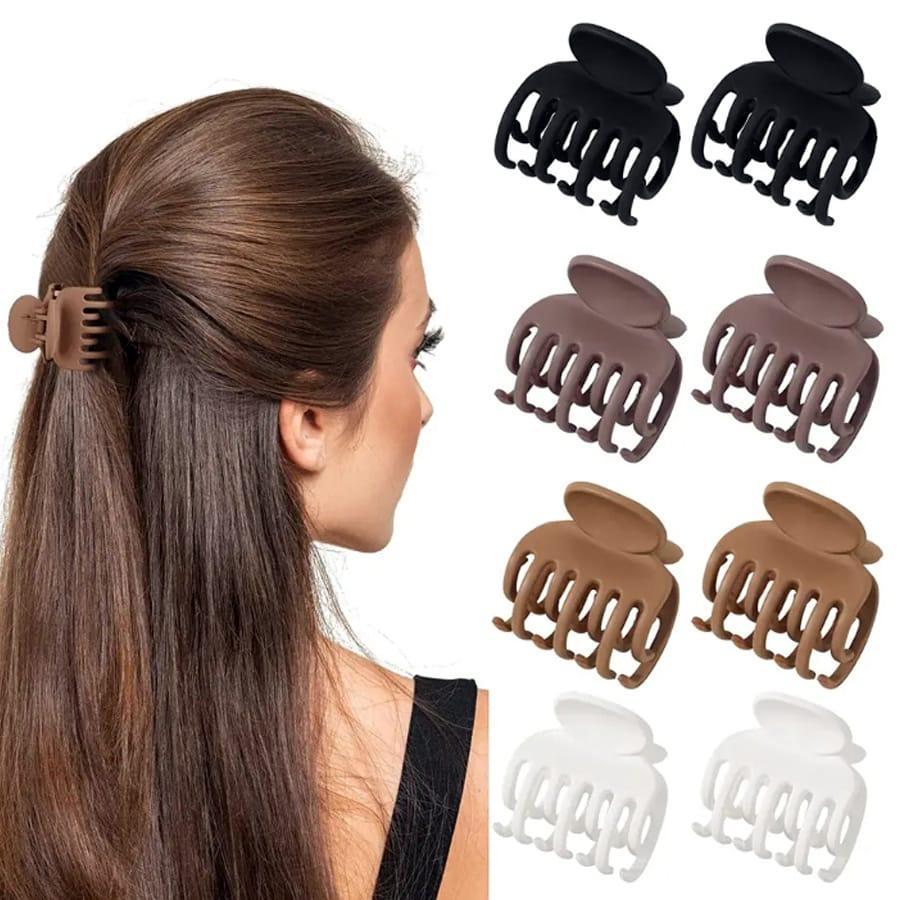 8 Pcs Hair Catcher – Girls Colorful Hair Clips, Beautiful Love Hair Styling Accessories