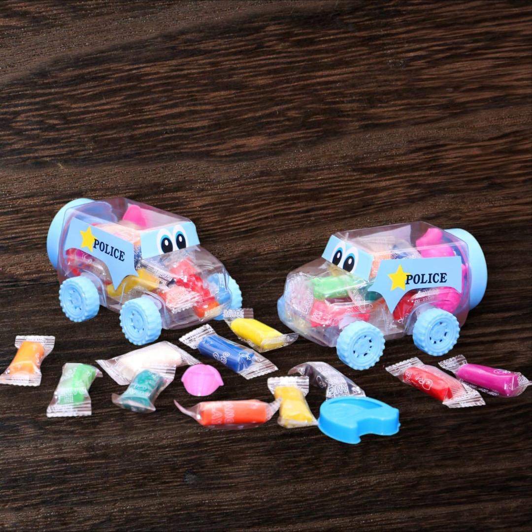 Kids Police Car Toy | Multicolor Plastic Police Car with Realistic Design – 1 Pc