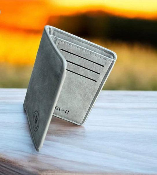 JS JUNOON Premium Plain Leather Multicolor Wallet for Men – Stylish, Durable & Functional, 1 Pc Everyday Use