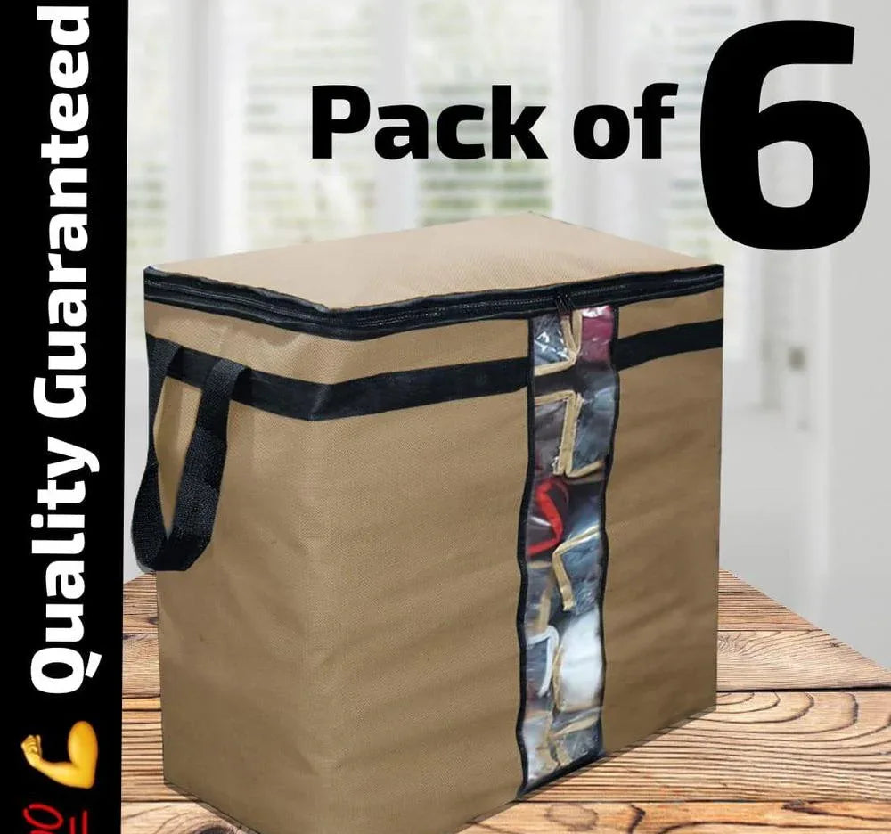 Dustproof Storage Bags – Pack of 6 Large Non-Woven Multipurpose Bags - JSJunoon.com
