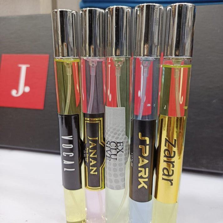 JS Junoon Pocket Perfume – 5 Pcs Unisex Long Lasting Fragrance, Multicolor - JSJunoon.com