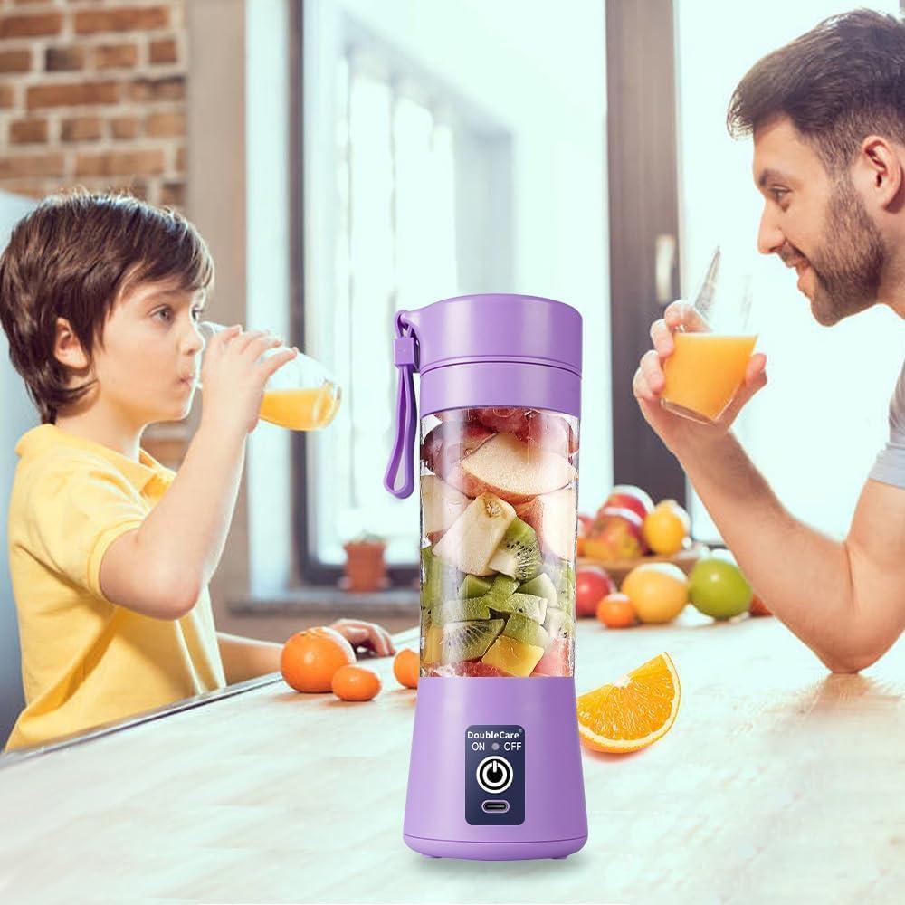 Portable & Rechargeable Mini Blender – USB Juicer Bottle
