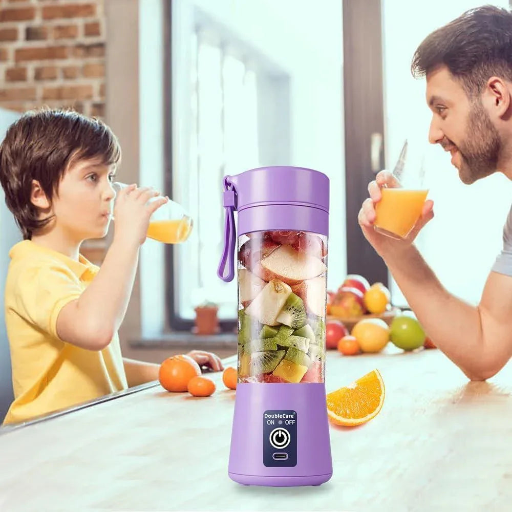 Portable & Rechargeable Mini Blender – USB Juicer Bottle - JSJunoon.com