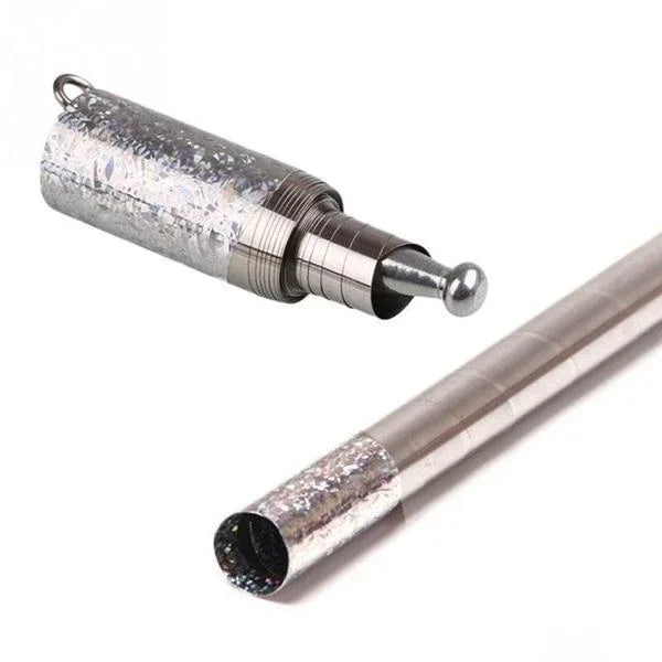 Single Piece Stainless Steel Magic Wand for Kids – Silver Imaginative Play Toy - JSJunoon.com