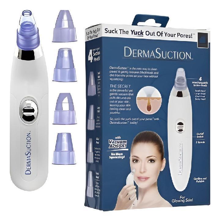 Derma Suction Facial Cleanser – Electric Pore Cleaner for Sensitive Skin, Dead Skin & Blackhead Removal, Gentle ABS Suction Device - JSJunoon.com