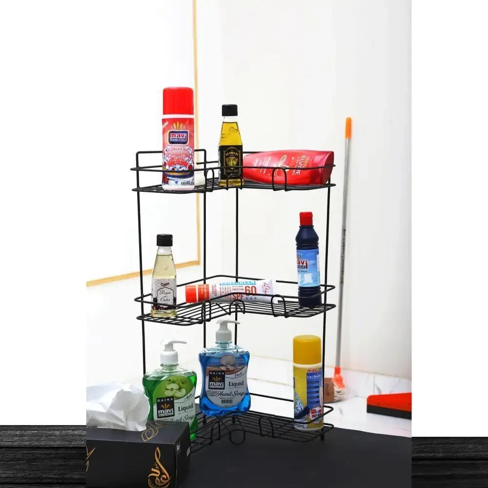 Durable Iron Kitchen Rack – Space Saving Storage Organizer