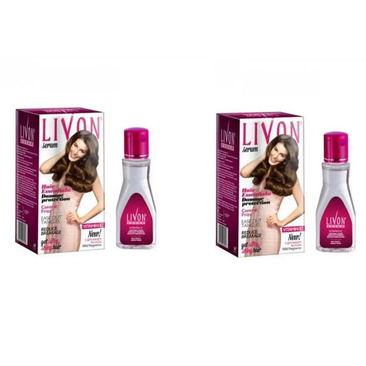 Hair Serum Pack of 2 – Anti-Frizz, Split End Repair, Heat Protection & Shine Enhancer for Smooth Healthy Hair - JSJunoon.com