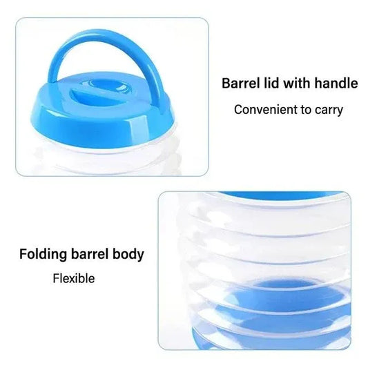 JS JUNOON Gradient Water Bottle 3.5L – Foldable, Collapsible, Keeps Water Cold - JSJunoon.com