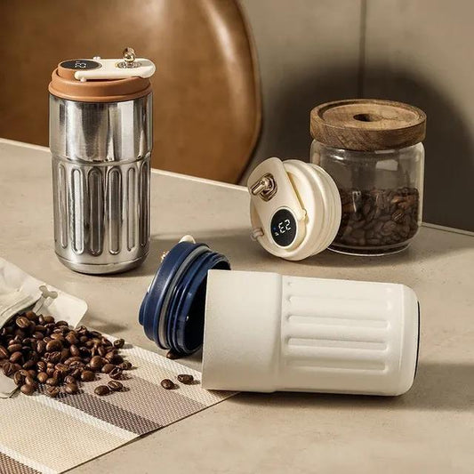 JS JUNOON Insulated Temperature Water Bottle 450ml – Gym Ready, Stainless Steel - JSJunoon.com