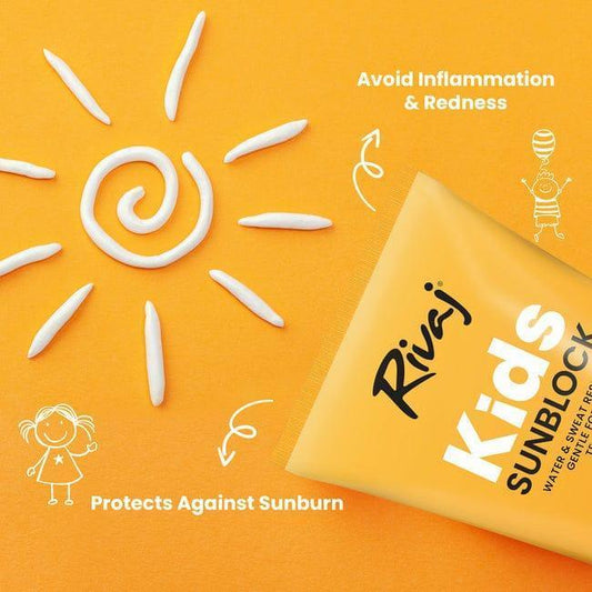 Kids Sunblock – 40ml Cream – Gentle UV Protection Against Sunburn - JSJunoon.com