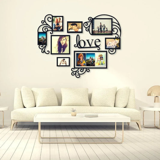 8 Frame Love Wall Art Decor – Laminated Sheet, 24x18 Inch, 3mm Thick - JSJunoon.com