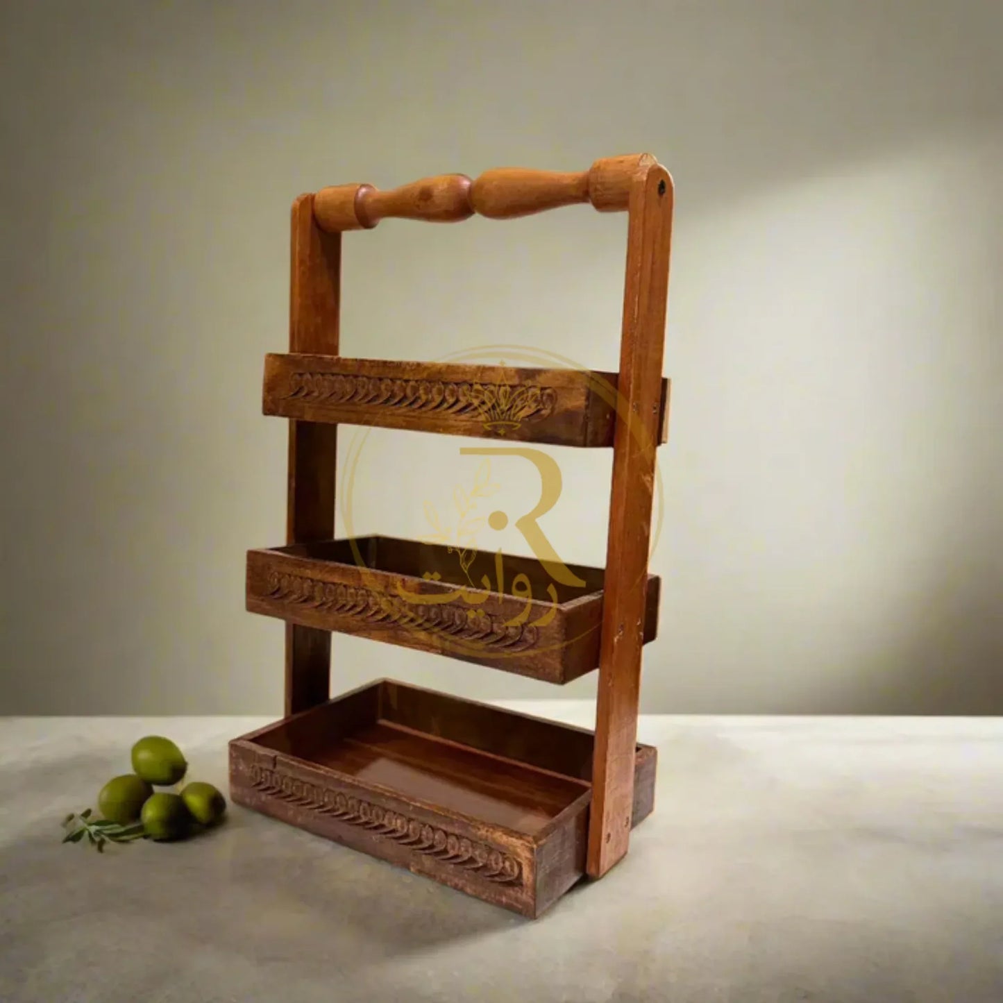 JS Junoon Handmade Wooden Spoon Rack for Kitchen – Rustic & Durable Organizer - JSJunoon.com