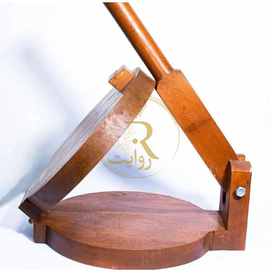 JS Junoon High Quality Wooden Roti Maker – Manual Press | Handcrafted Kitchen Tool