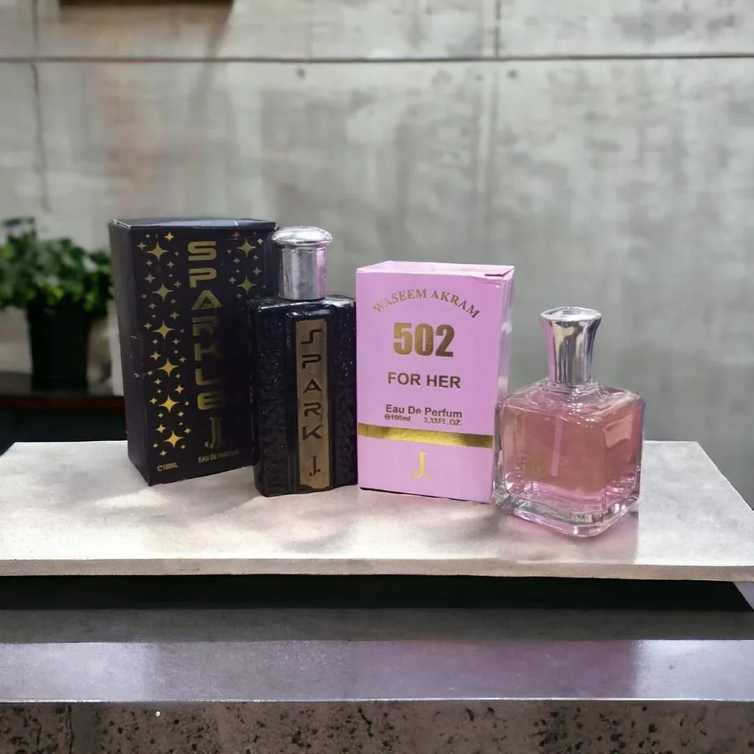 JS Junoon Long Lasting Fragrance Unisex Perfume – 2 Pcs x 100ml, Refreshing Alcohol-Free Scent - JSJunoon.com