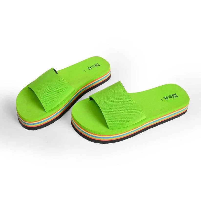 JS Junoon Women’s Casual Green EVA Sandals – Lightweight & Comfortable – Sizes 36–41 - JSJunoon.com