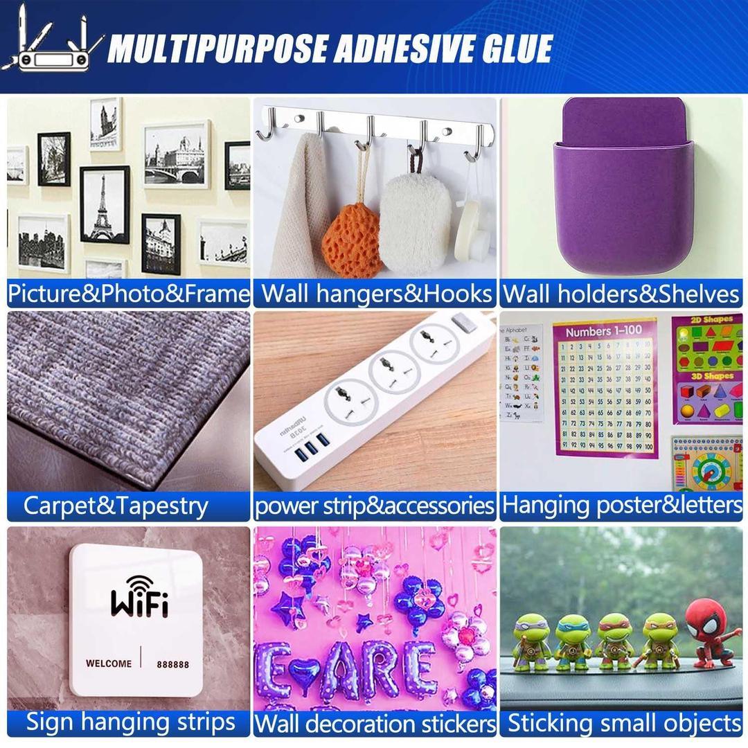 5 Pcs Glossy Nano Tape – Strong Double-Sided Adhesive for Craft, Décor & DIY Projects - JSJunoon.com