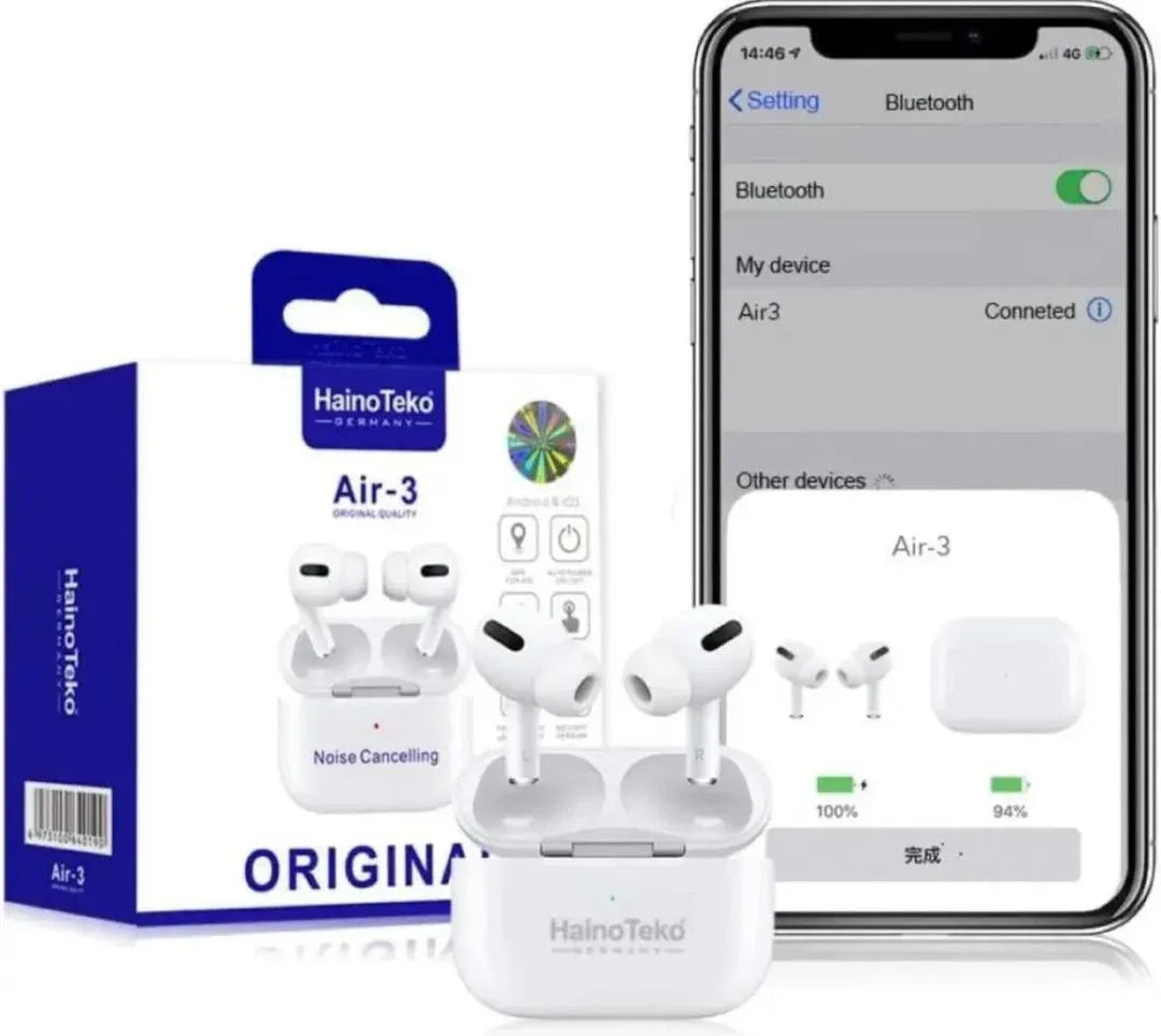Super Combo Deal – M10 TWS & AirPods Pro 2 | Bluetooth 5.3 Wireless Earbuds with ANC & Super Bass – Black - JSJunoon.com