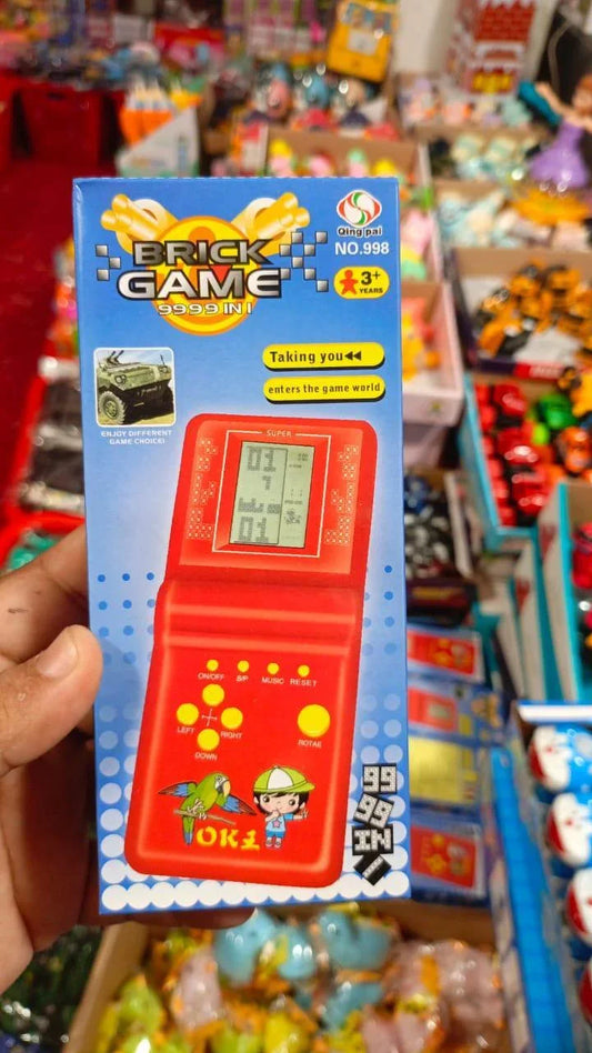 Video Game Toy Gift for Kids | Classic Brick Game 998 Handheld Console – - JSJunoon.com