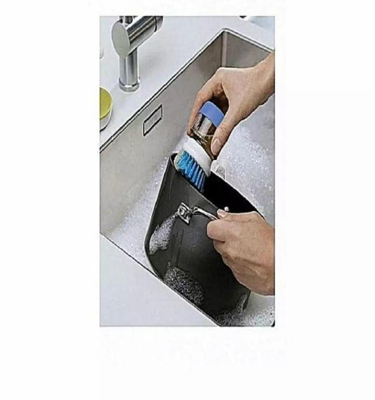 1 Pc Dust Cleaning Brush – Refillable Self-Dispensing Brush with Push Button for Easy Cleaning