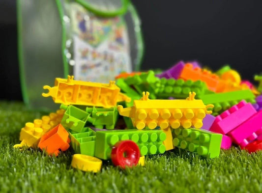 Baby Building Blocks Toy Set – 226 Pcs Soft & Safe Educational Stacking Blocks, Multicolor - JSJunoon.com