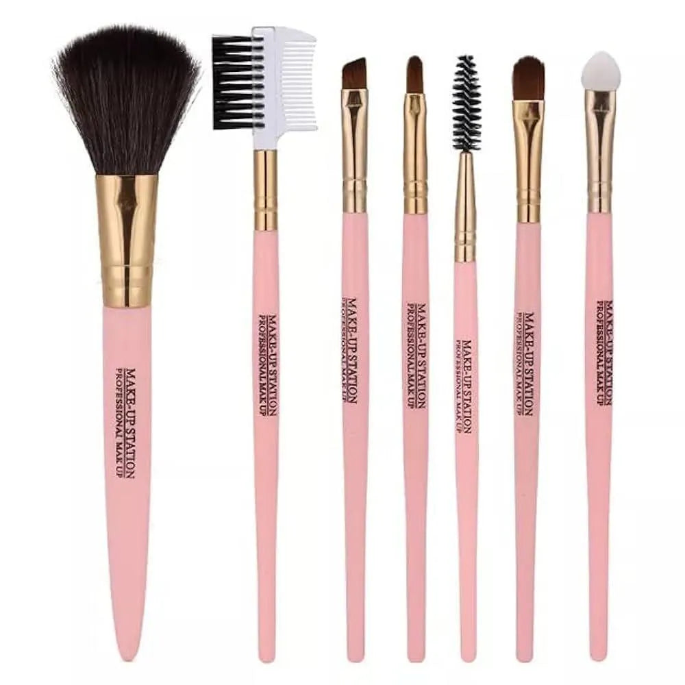 8 Pcs Makeup Brushes Set | Blending, Contouring & Eye Makeup Essentials