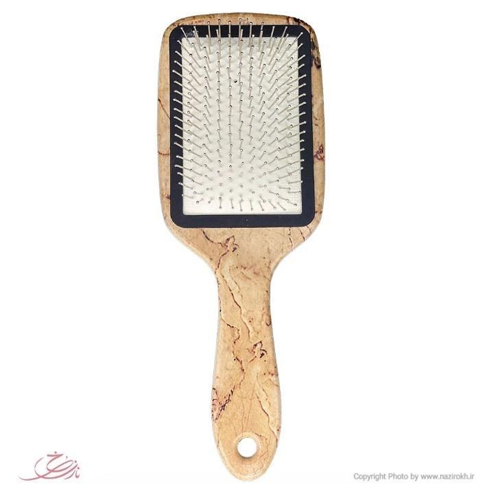 JS Junoon Nitro Paddle Detangler Hair Brush – Wooden Black Hairbrush for Smooth Styling
