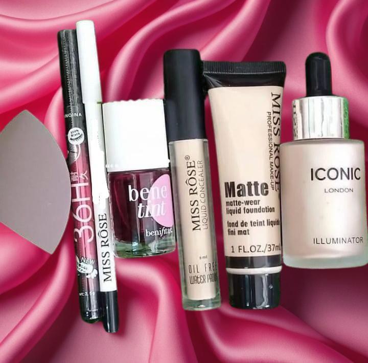 7 in 1 Makeup Deal | Complete Beauty Kit with Lip Tint, Foundation, Concealer & More - JSJunoon.com