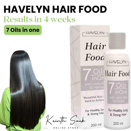 7 in 1 Hair Food Oil – 200ml, Nourishing Hair Oil for All Hair Types, Anti-Dandruff, Split Ends & Hair Breakage Control