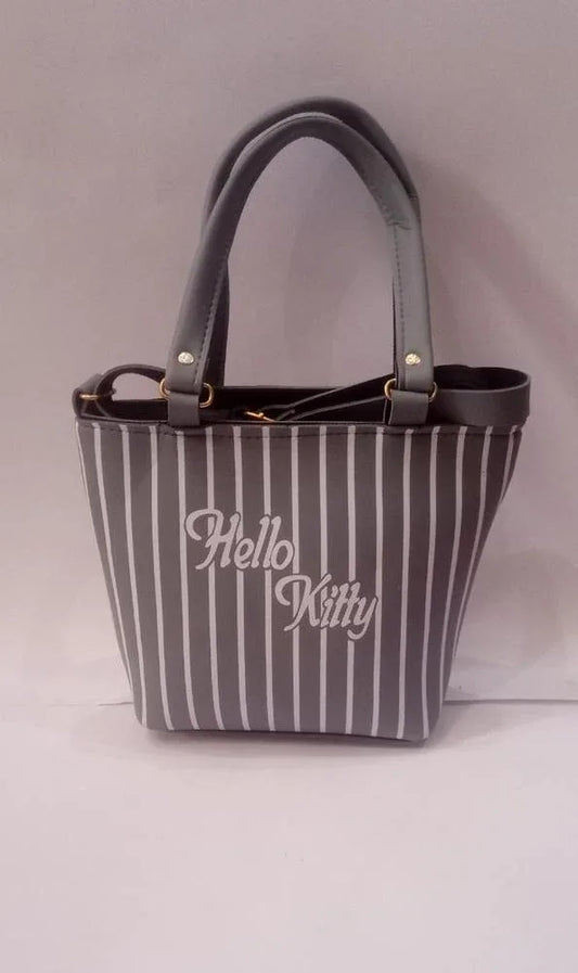 JS Junoon Women’s Trendy Printed Rexine Hand Bag – Grey, 10×9 Inches Stylish Purse - JSJunoon.com