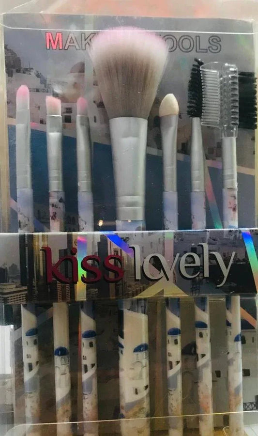 Makeup Brush Set | Pack of 7 Professional Brushes | Soft Synthetic Fibre & Durable Handle - JSJunoon.com