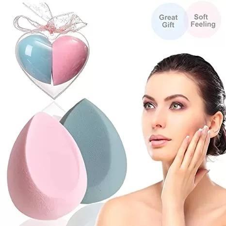 Makeup Beauty Blender Foundation Sponge – Pack of 3, Super Soft & Bouncy, Reusable, Seamless Coverage