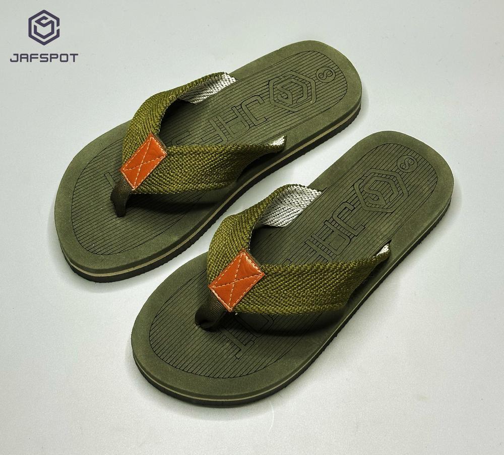 JS Junoon Men’s Premium Slippers JF026 – Green - JSJunoon.com