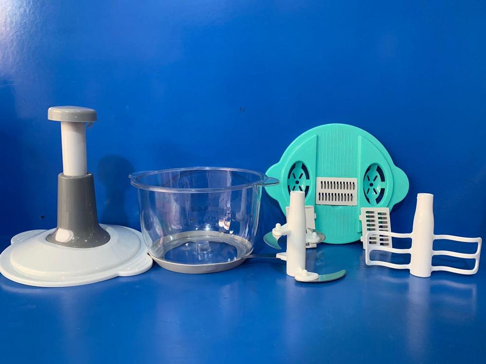 Mini Cup Manual Food Processor – 1 Pc, 2000ml, White