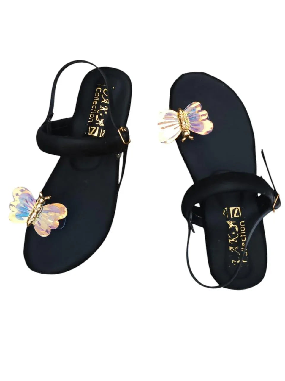 JS Junoon Stylish Women’s Fancy Black Fabric Kolhapuri Chappal – Sizes 6–10 - JSJunoon.com