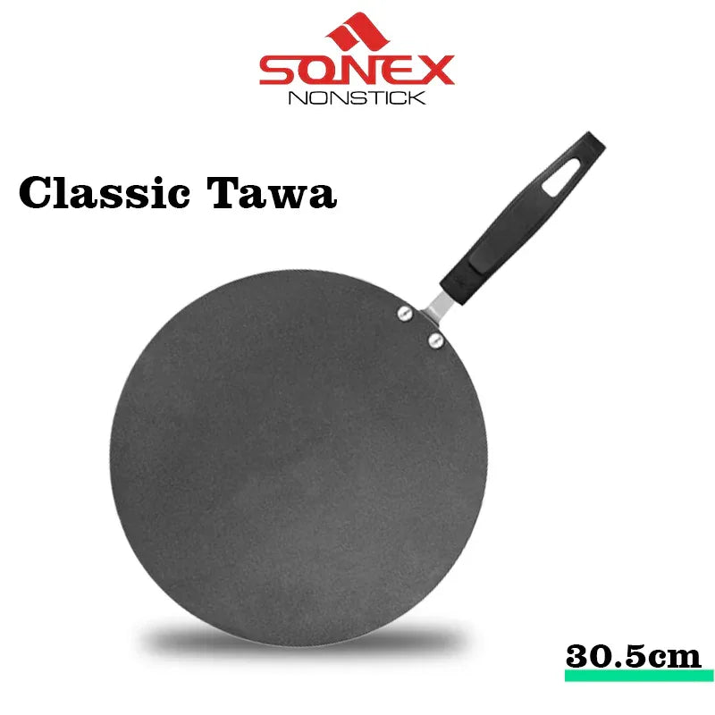 JS Junoon Sonex Classic Tawa – 30.5 cm Nonstick Flat Pan for Cooking - JSJunoon.com