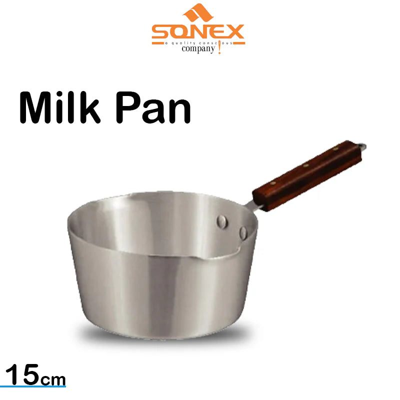 JS Junoon Sonex Metal Finish Milk Pan – Durable Aluminum Cookware