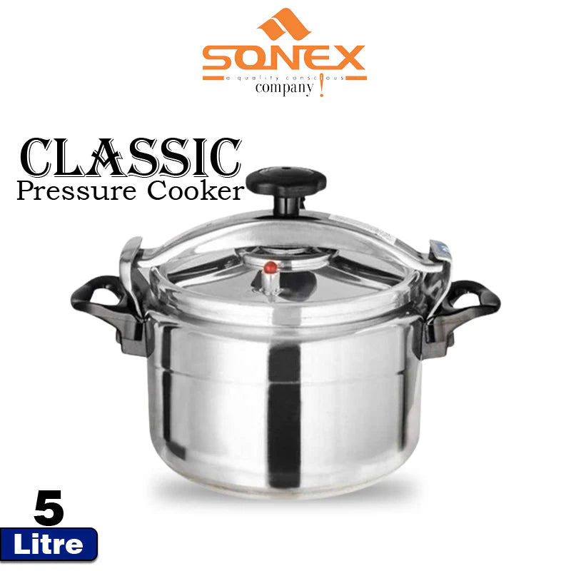 JS Junoon Sonex CLASSIC Pressure Cooker – Best Quality Aluminum Cooker (5L, 7L, 9L, 11L, 15L, 20L)