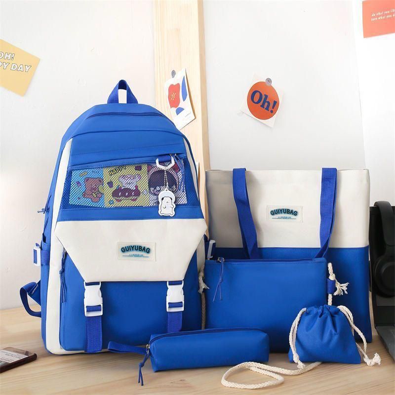 4Pcs Premium School Bag & Backpack Set for Girls – Imported Collection