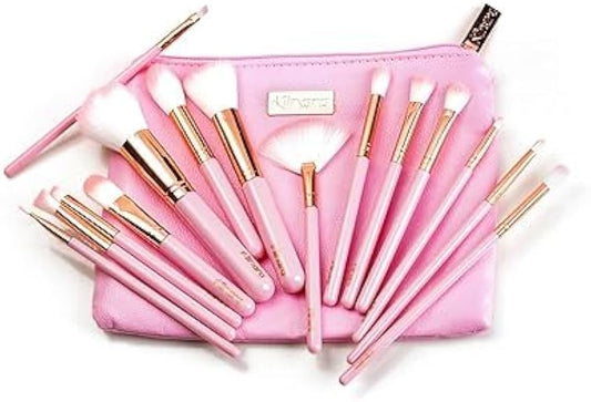 Zova 15-Piece Makeup Brush Set – Premium Quality – Professional Beauty Tools –