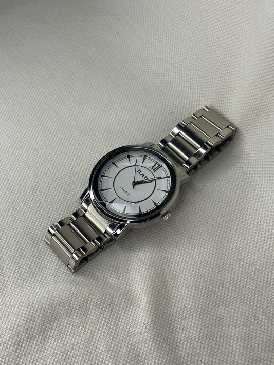 JS Junoon Steel Silver Men’s Wrist Watch – Elegant Design, Durable & Stylish Timepiece