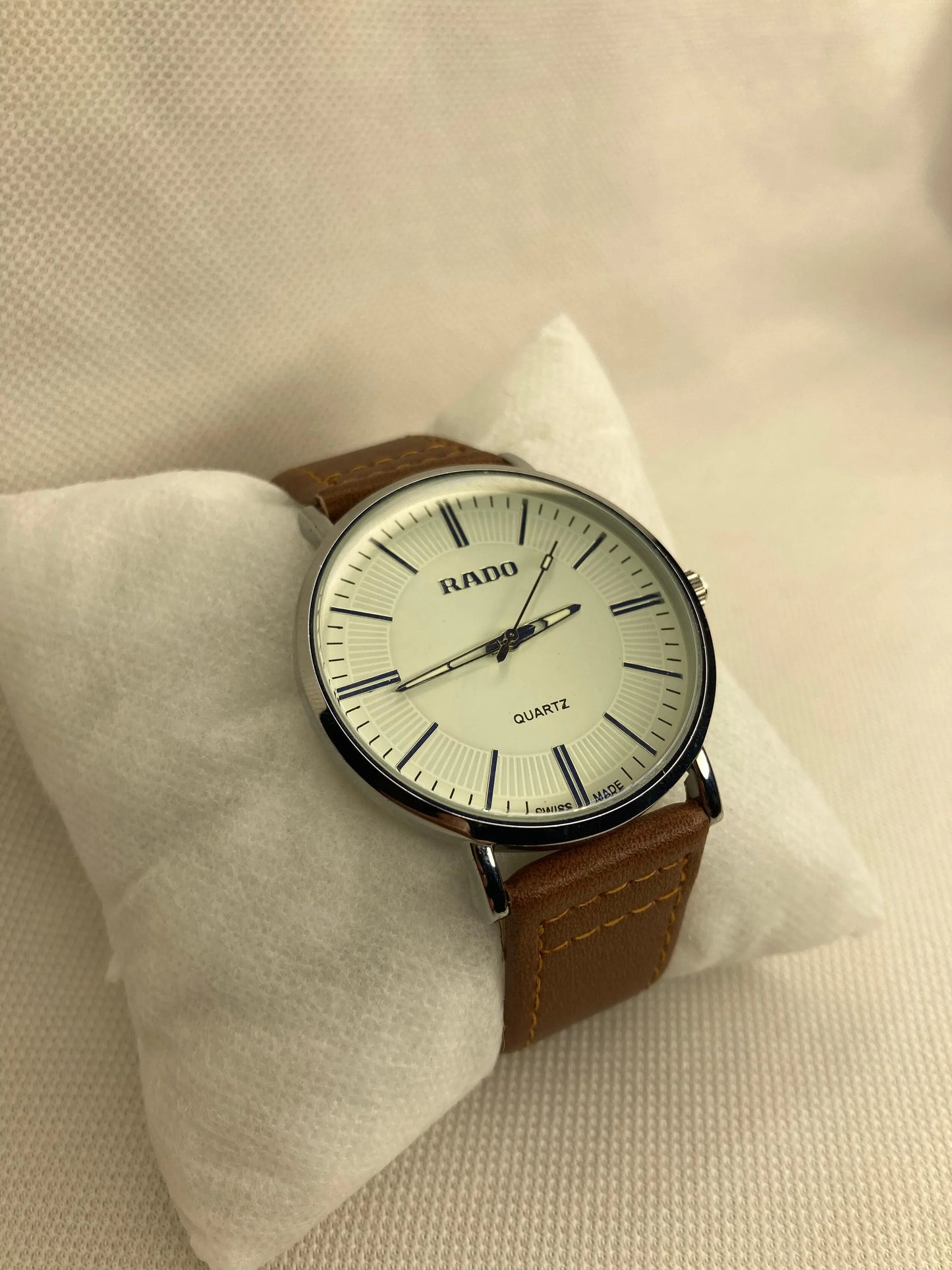 JS Junoon Leather Strap Men’s Watch – Brown, Stylish & Durable Timepiece - JSJunoon.com