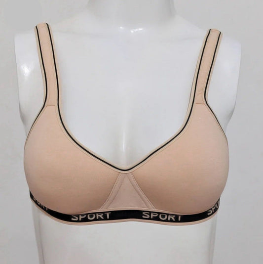 China Imported Sport Foam Bra – Comfortable, Supportive Foam Bra, Sizes 32-42, 3 Colors