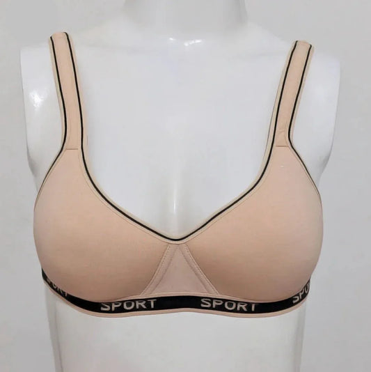 China Imported Sport Foam Bra – Comfortable, Supportive Foam Bra, Sizes 32-42, 3 Colors - JSJunoon.com