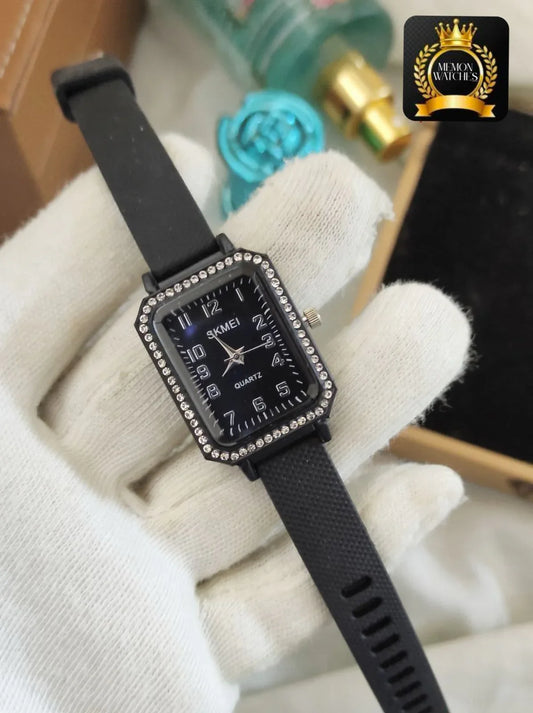 New Rubber Strap Watch for Girls - Unique Dial, Attractive Colors, Stylish Women’s Accessory - JSJunoon.com