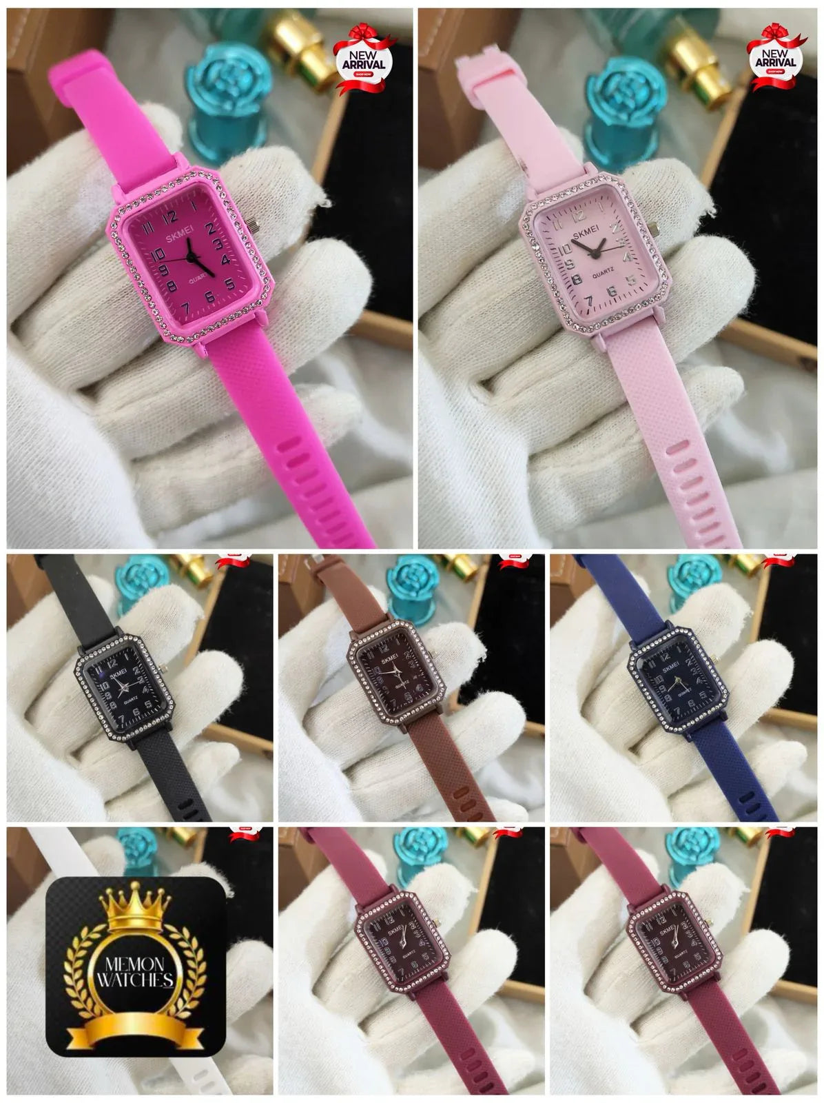 New Rubber Strap Watch for Girls - Unique Dial, Attractive Colors, Stylish Women’s Accessory - JSJunoon.com