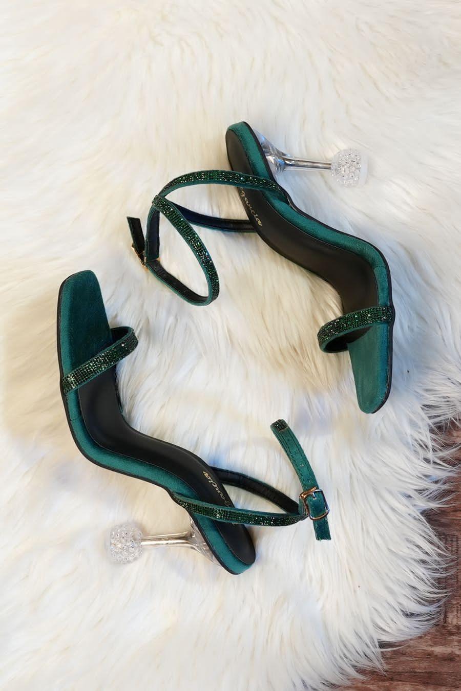 JS Junoon Women’s Stylish Heels – Black, Green, Maroon – Sizes 7–11 - JSJunoon.com