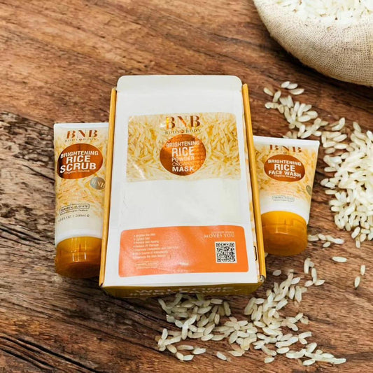 3 in 1 Skincare Bundle (3 Pcs) | Facial Scrub, Face Wash & Hand Cream | Exfoliating, Cleansing & Hydrating