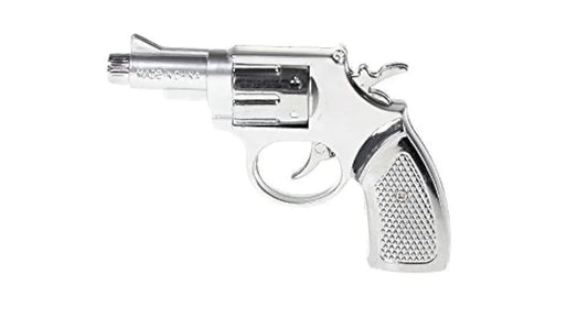 Electric Drive Toy Gun for Boys & Girls – Silver Plastic Gun for Kids (1 Pc)