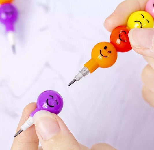 JS Junoon Cute Multicolor 12-Pcs Pencil Set – Perfect Gift for Kids & Students